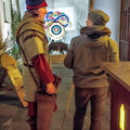 Archery stall (1985 visits) One of the entertainment venues at the Dresden Medieval Christmas Market is the archery stall Archery stall